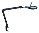 Lampe Loupe MAULmakro LED pince lentille 144cm2 noir