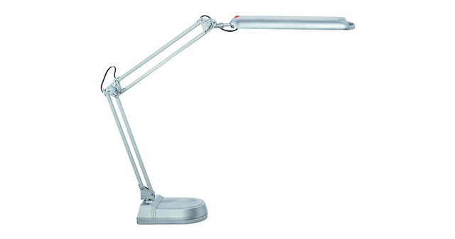 Bureaulamp MAUL Atlantic LED op voet zilver