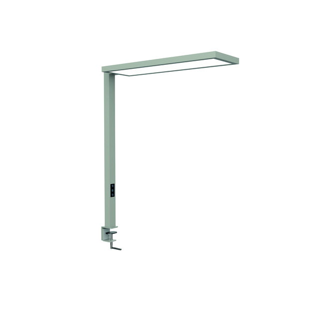 Lampe fixation table MAULsenja LED mouvement - capteur lumière du jour dimmable argent