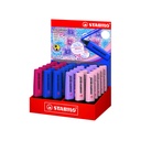 Surligneur STABILO BOSS Wildflower grand présentoir assorti