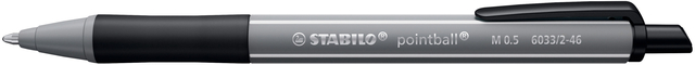 Stylo bille STABILO pointball Colorful Medium noir