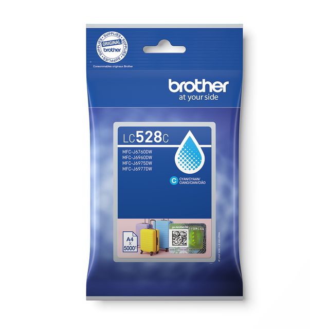 Cartouche d'encre Brother LC-528C bleu
