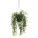 Plante artificielle Mica Ficus suspendue en pot vert Ø20 46cm