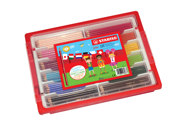 Kleurpotloden STABILO Color assorti classpack à 288 stuks