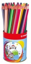 Crayon de couleur STABILO 203 Trio épais Classpack pot métal 38 pièces assorti