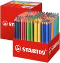 Kleurpotloden STABILO 203 Trio dik assorti classpack à 300 stuks