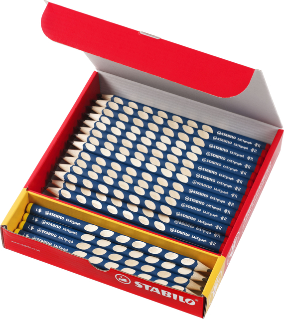 Potlood STABILO Easygraph petrol 321 HB classpack à 48 stuks