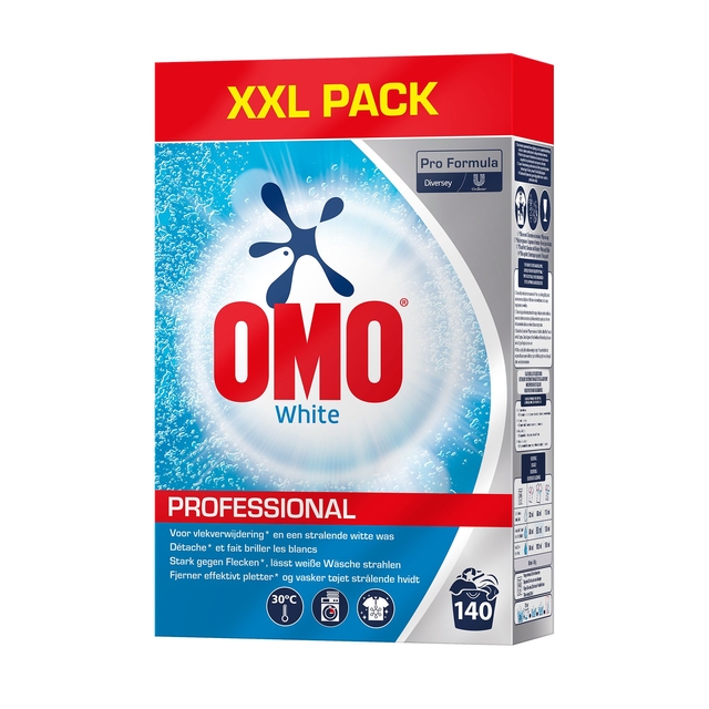 Lessive en poudre Omo Pro Formula Blanc 7kg 140 lessives