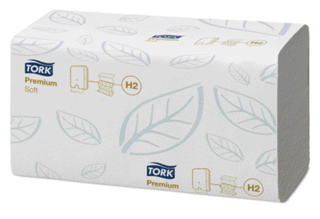 Essuie-mains Tork H2 Xpress Advanced 100289 multifold 2 épaisseurs 212x255mm blanc 21x 150 feuilles