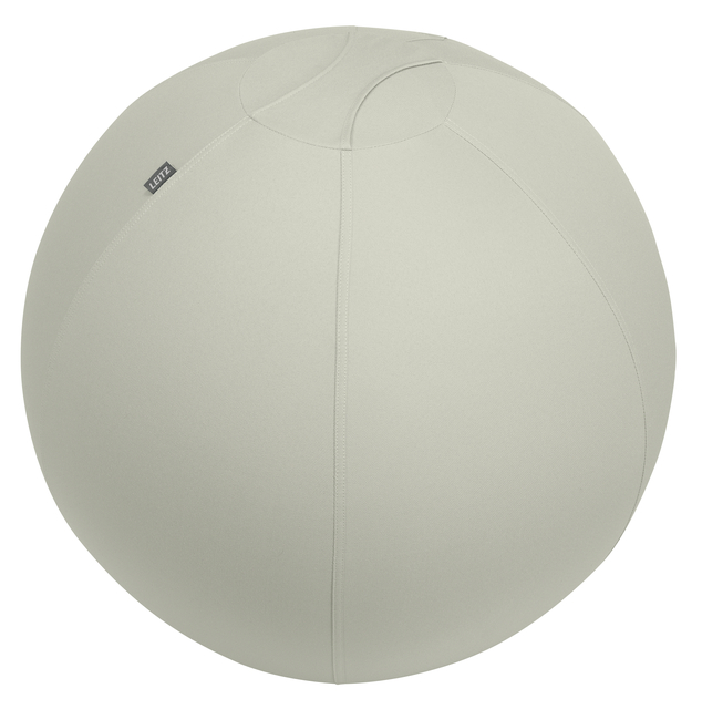 Actieve zitbal Leitz Ergo 75cm anti-rol lichtgrijs