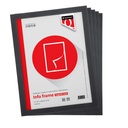 Cadre info Quantore A4 magnétique noir 5 pièces
