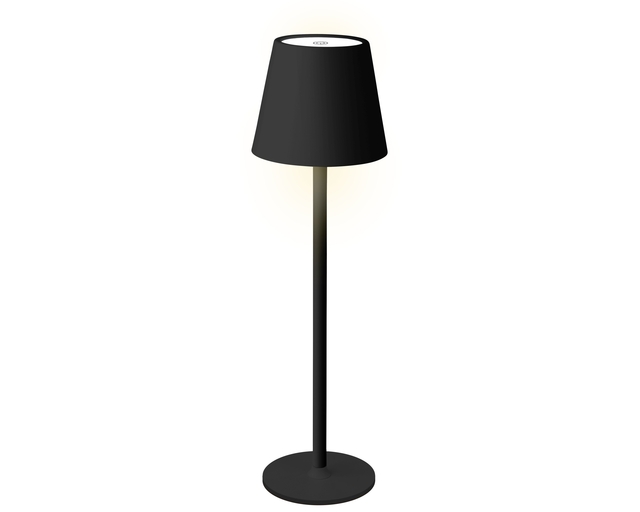 Lampe de table Lumineo LED rechargeable steady extérieur noir