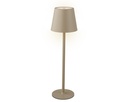 Lampe de table Lumineo LED rechargeable steady intérieur brun