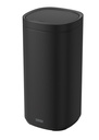 Afvalbak Desq Touch 50 liter RVS zwart