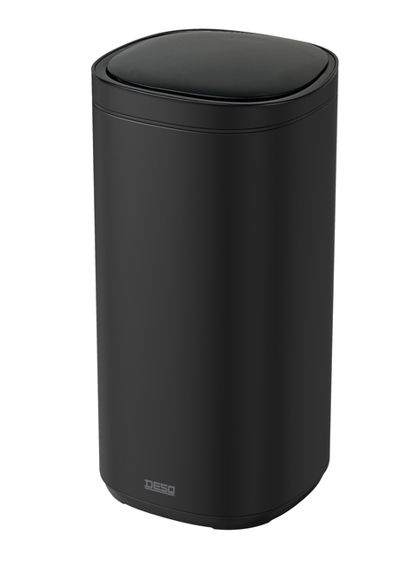 Poubelle DESQ Sensor 50L inox noir