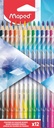 Crayon de couleur Maped Arctic Vibes lot 12 couleurs