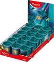 Taille-crayon Maped Dragon 2 trous présentoir 18 pièces bleu