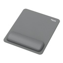 Tapis de souris avec repose-poignet Fellowes Breyta gris