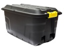Opbergbox Bankers Box 75L met wielen robuust zwart