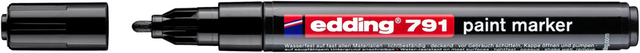 Marqueur peinture edding 791 base alcool 1-2mm noir