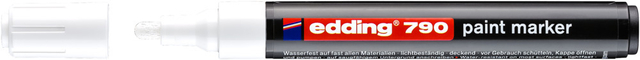 Marqueur peinture edding 790 base alcool 2-3mm blanc
