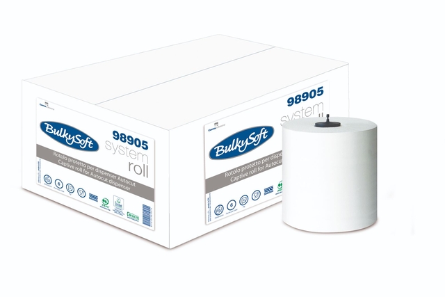 Essuie-mains BulkySoft H1 Matic 2 épaisseurs 200m blanc 98905