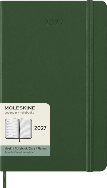 Agenda 2027 Moleskine 12 mois Planner Weekly 7 jours/1 page Large CR myrtle green