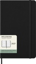 Agenda 2027 Moleskine 12 mois Planner Weekly 7 jours/2 pages Large CR black