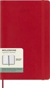 Agenda 2027 Moleskine 12 mois Planner Weekly 7 jours/1 page Large CS scarlet red