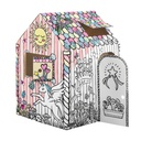 Maisonnette en carton XL Licorne Bankers Box Play à colorier