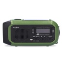 Radio d'urgence Nedis DAB+ FM panneau solaire
