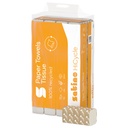 Handdoek Satino PT2 HiCycle z-vouw 2-laags 206x240mm 25x150 vel wit 278550