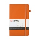 Carnet de notes Sakura Pocket 130x210mm ligné couverture rigide ambre