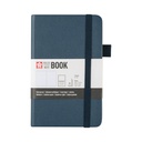 Carnet de notes Sakura Pocket 90x140mm ligné couverture rigide indigo foncé