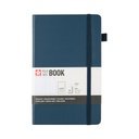 Carnet de notes Sakura Large 130x210mm ligné couverture rigide indigo foncé