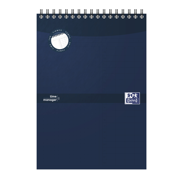 Bloc-notes Task Manager journalier A5 70 feuilles bleu