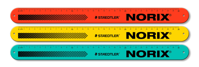 Règle flexible Staedtler Norix 30cm assorti