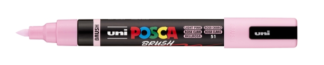 Marqueur peinture Uni POSCA PC-5BR pointe pinceau Medium rose clair