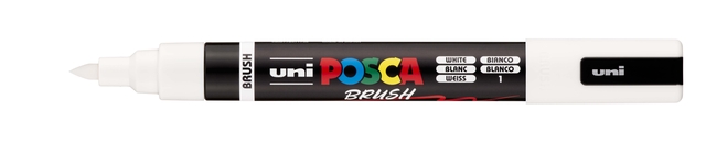 Marqueur peinture Uni POSCA PC-5BR pointe pinceau Medium blanc