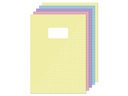 Schrift Kangaro A4 ruit 10mm 80pagina's 60gr pastel assorti 5 stuks