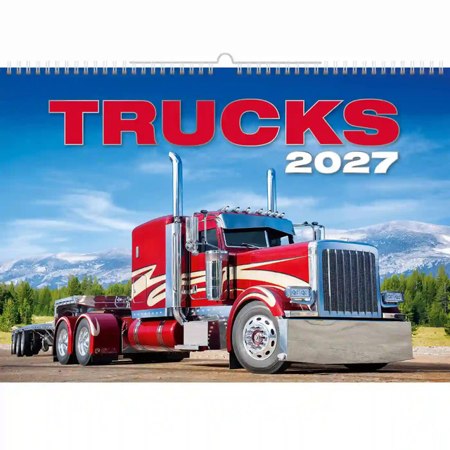 Calendrier 2027 Helma 365 31,5x45cm Trucks