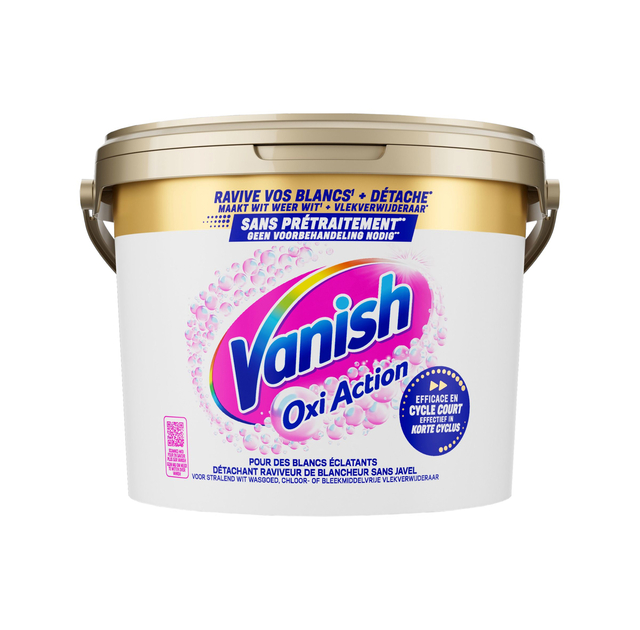 Wasbooster Vanish Oxi Action Whitening poeder 2700g