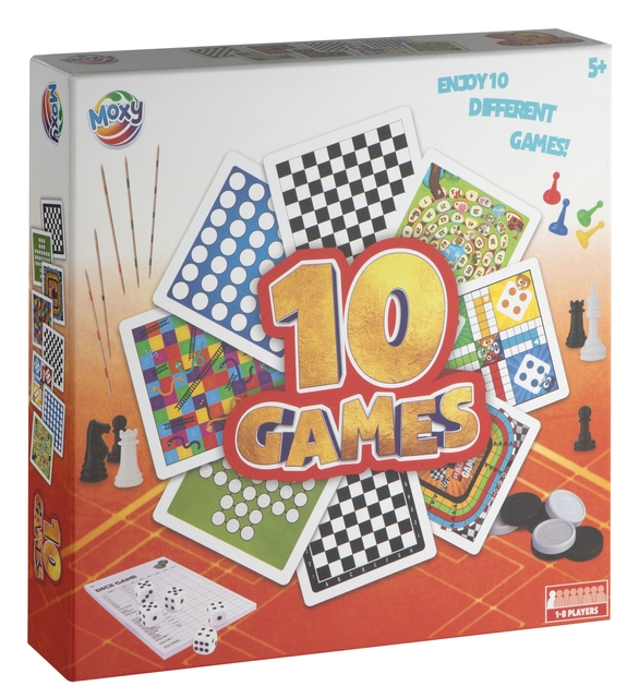 Coffret de jeux Moxy 10 en 1