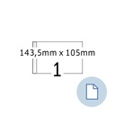 Etiket HERMA 8492 A6 EXPR 2.000 143.5x105mm wit 2000 stuks