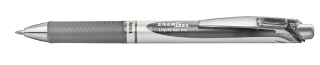Gelschrijver Pentel BL77 Energel medium grijs