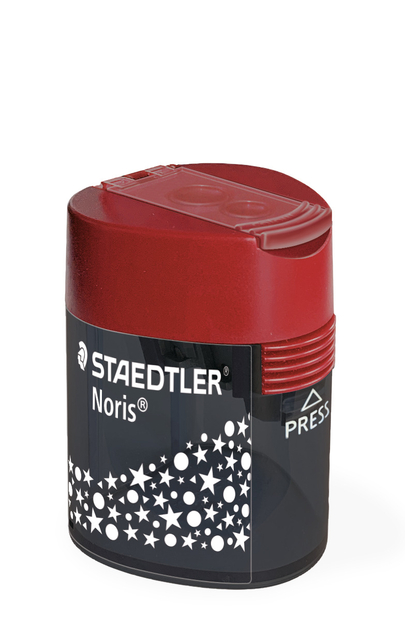 Puntenslijper Staedtler Noris 2gaats grijs/rood