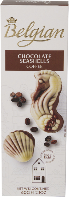 Chocolat The Belgian fruits de mer café 60g