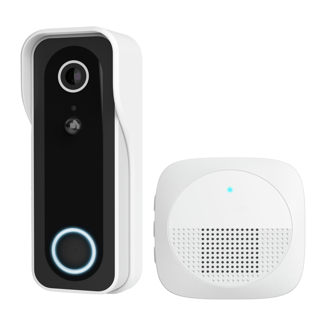 Sonnette avec caméra Trust DOORCAM-3000 Wi-Fi blanc