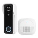 Sonnette avec caméra Trust DOORCAM-3000 Wi-Fi blanc