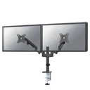 Monitorarm Neomounts DS70-750BL2 zwart 2 scherm